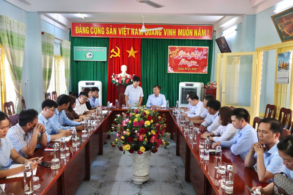 Đoàn công tác của Trung tâm Khuyến nông tỉnh Đắk Lắk đến thăm và làm việc tại Trung tâm Khuyến nông tỉnh Phú Yên