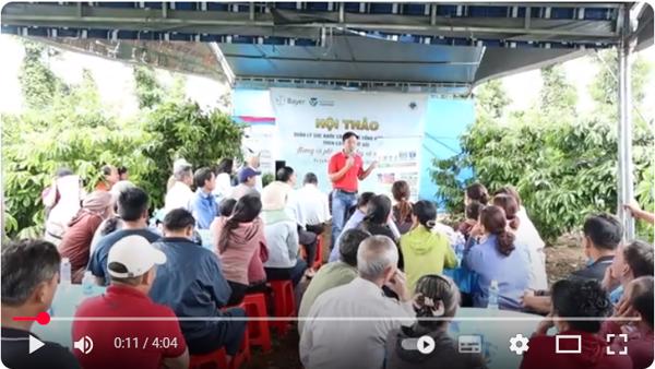 Hội thảo Quản lý sức khỏe cây trồng tổng hợp (IPHM) trên cây cà phê vối "Hương cà phê – Dấu tay nữ nông gia".
